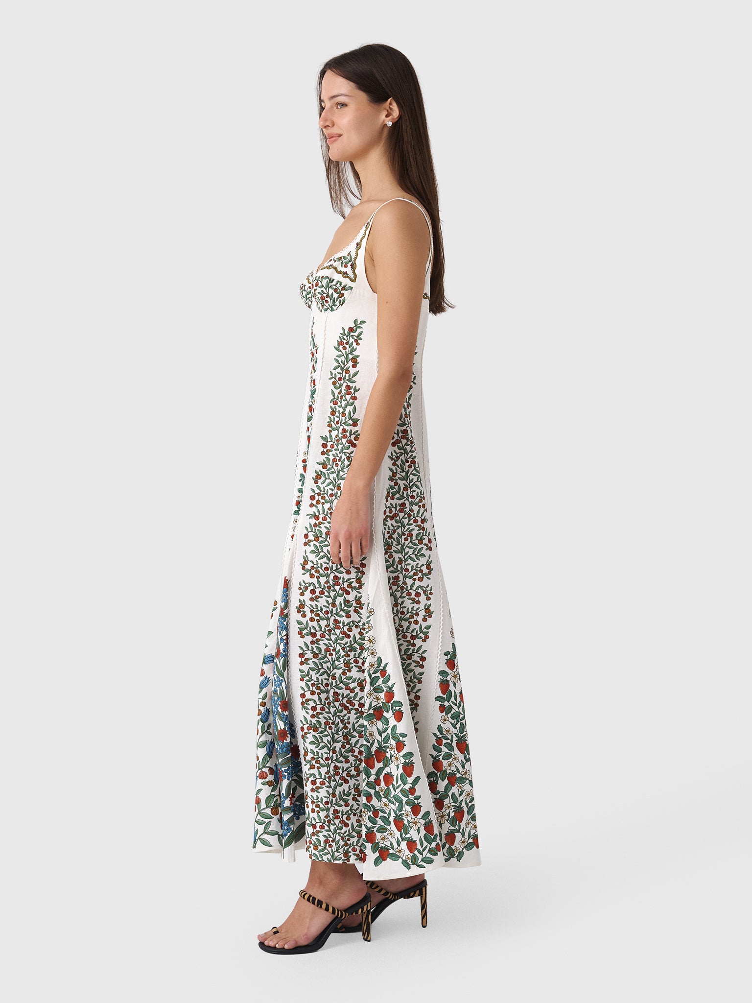 Farm Rio Women's Fruit Beauty Maxi Dress - Saint Bernard