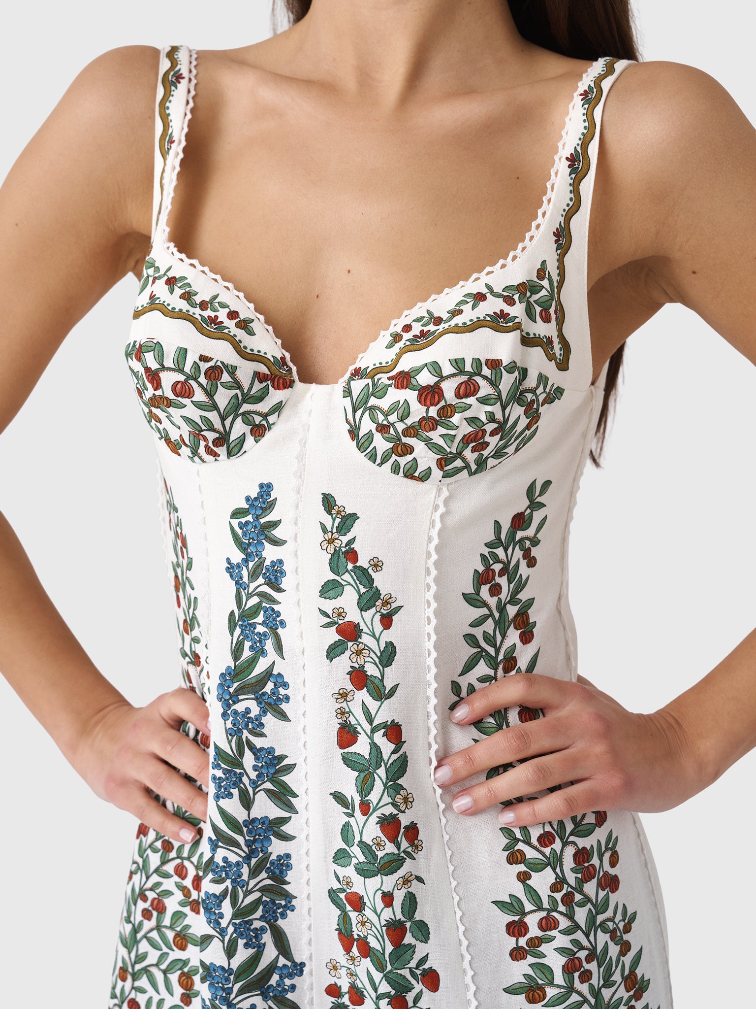 Farm Rio Women's Fruit Beauty Maxi Dress - Saint Bernard