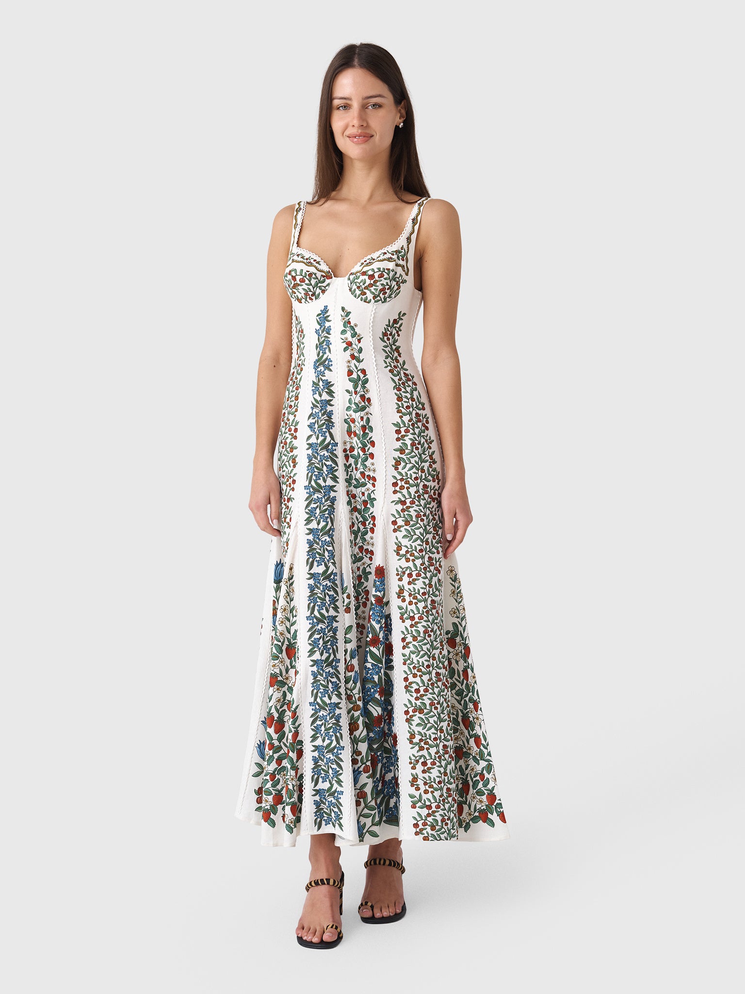 Farm Rio Women's Fruit Beauty Maxi Dress - Saint Bernard