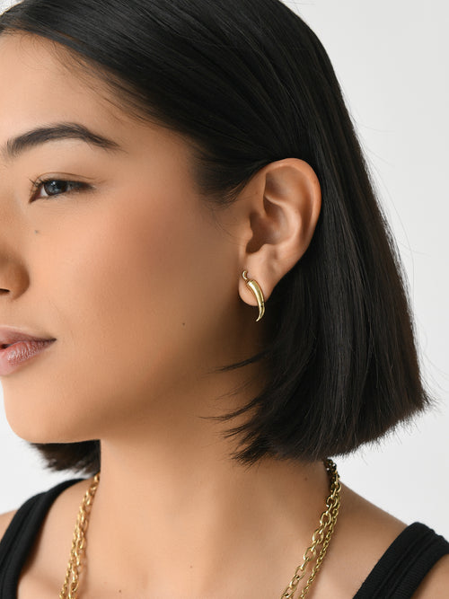 Alemais High Roller Chilli Stud Earrings