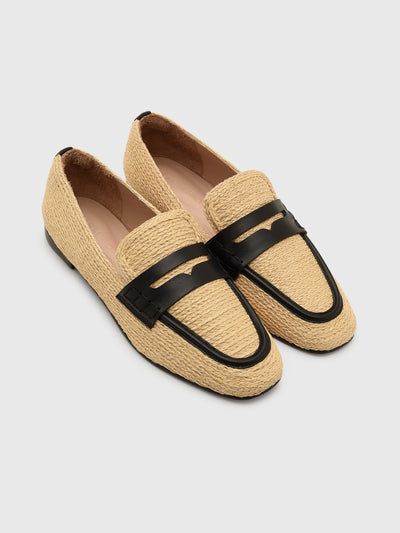 Farm Rio Women's Raffia Loafer - Saint Bernard