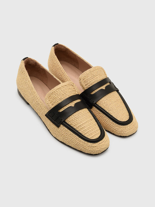 Farm Rio Women's Raffia Loafer