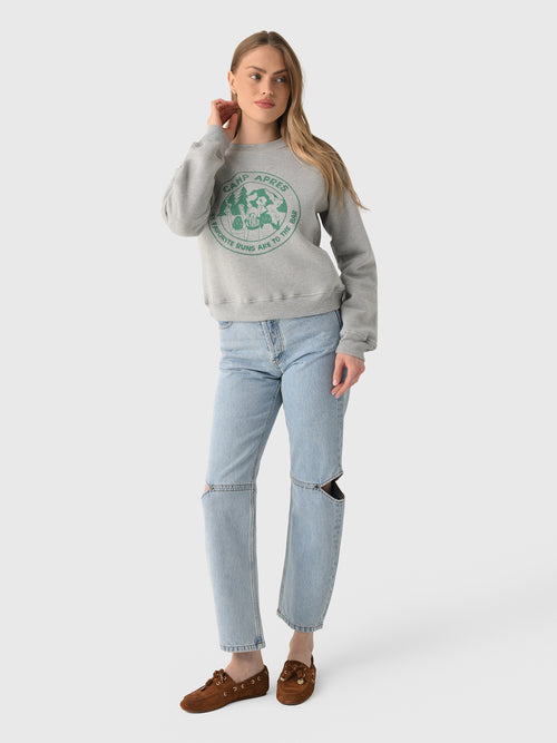 Re/Done Women's Camp Aprés Classic Crewneck