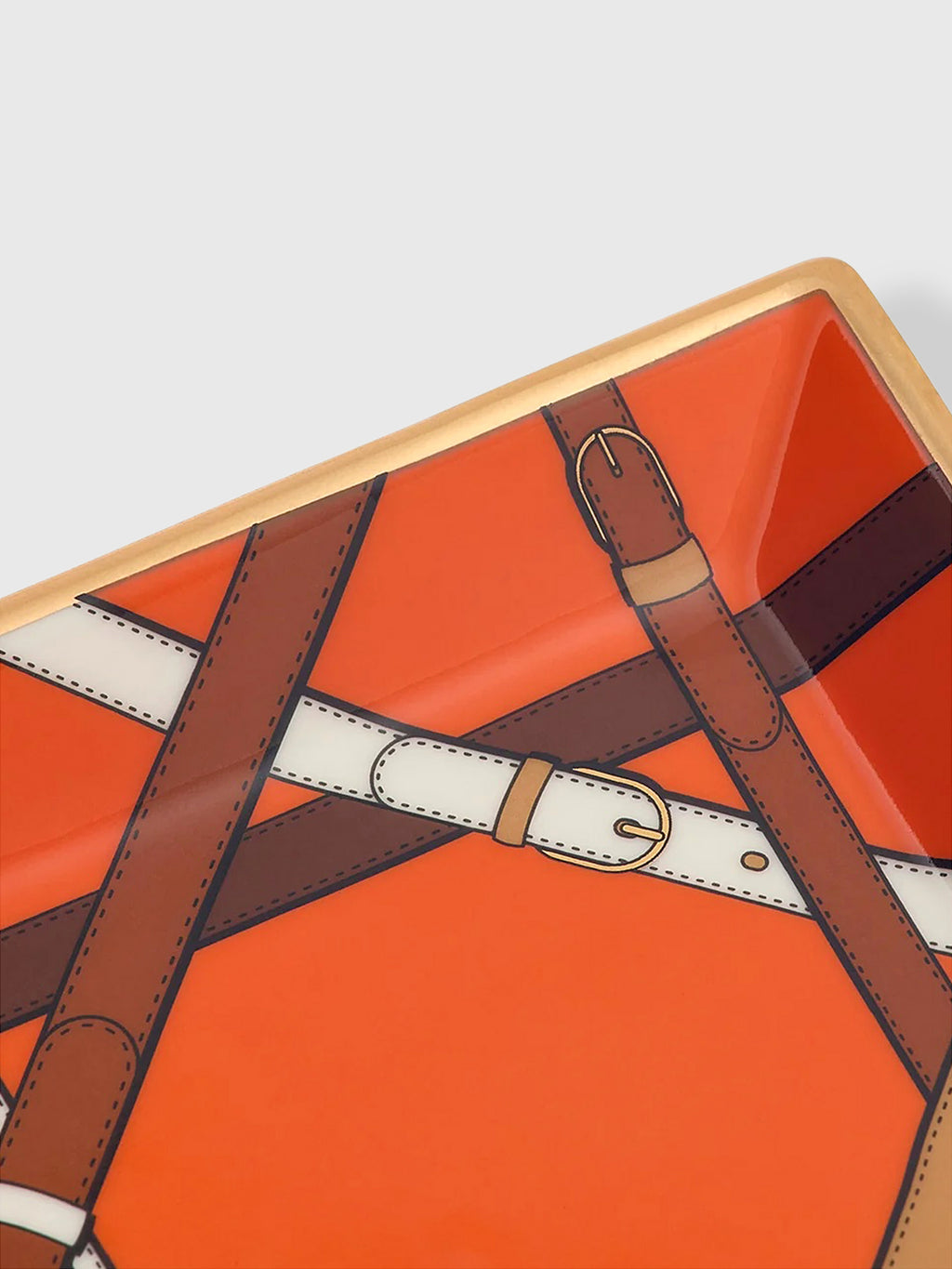 Jonathan Adler Saville Square Tray - Saint Bernard
