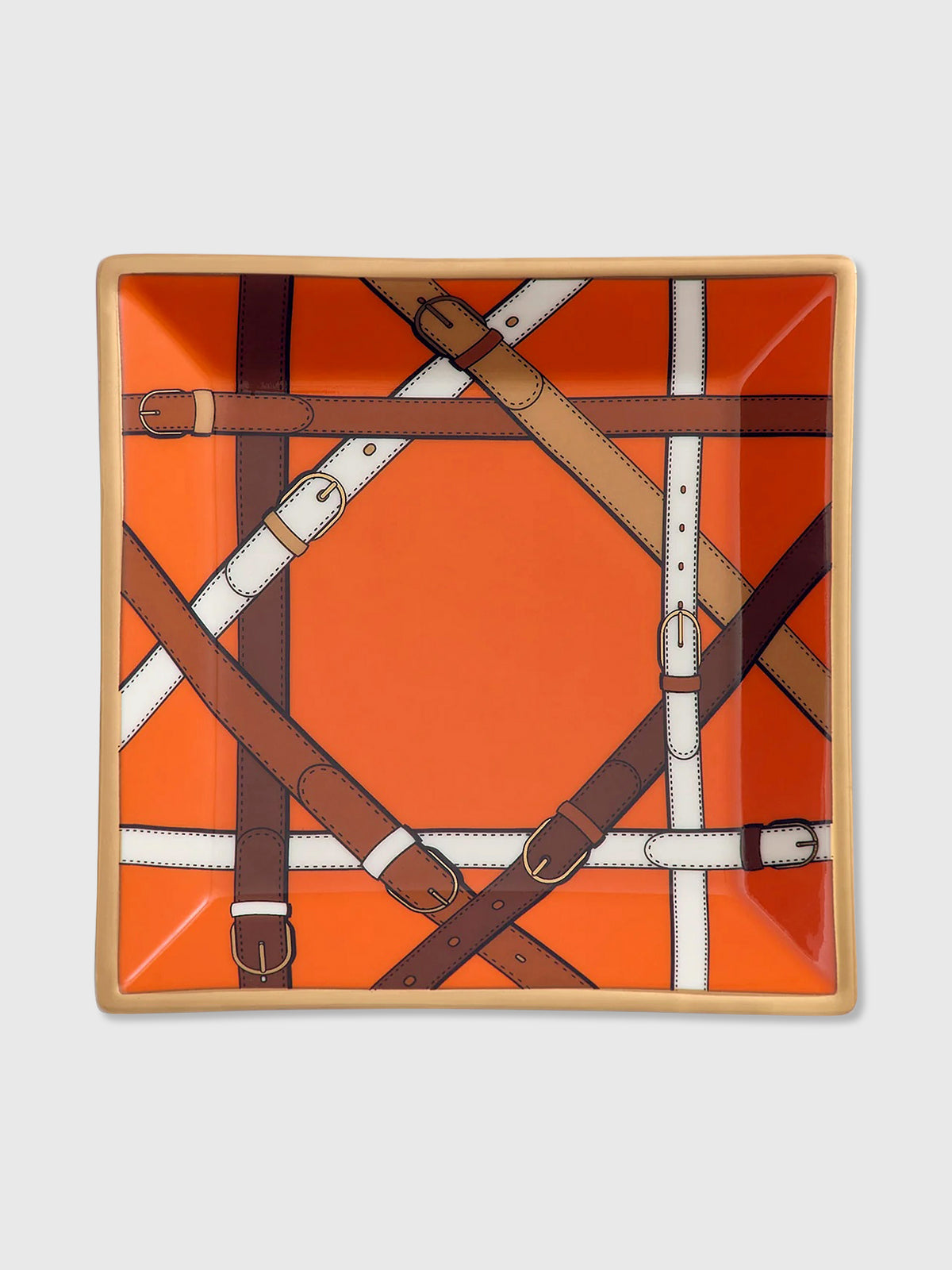 Jonathan Adler Saville Square Tray - Saint Bernard
