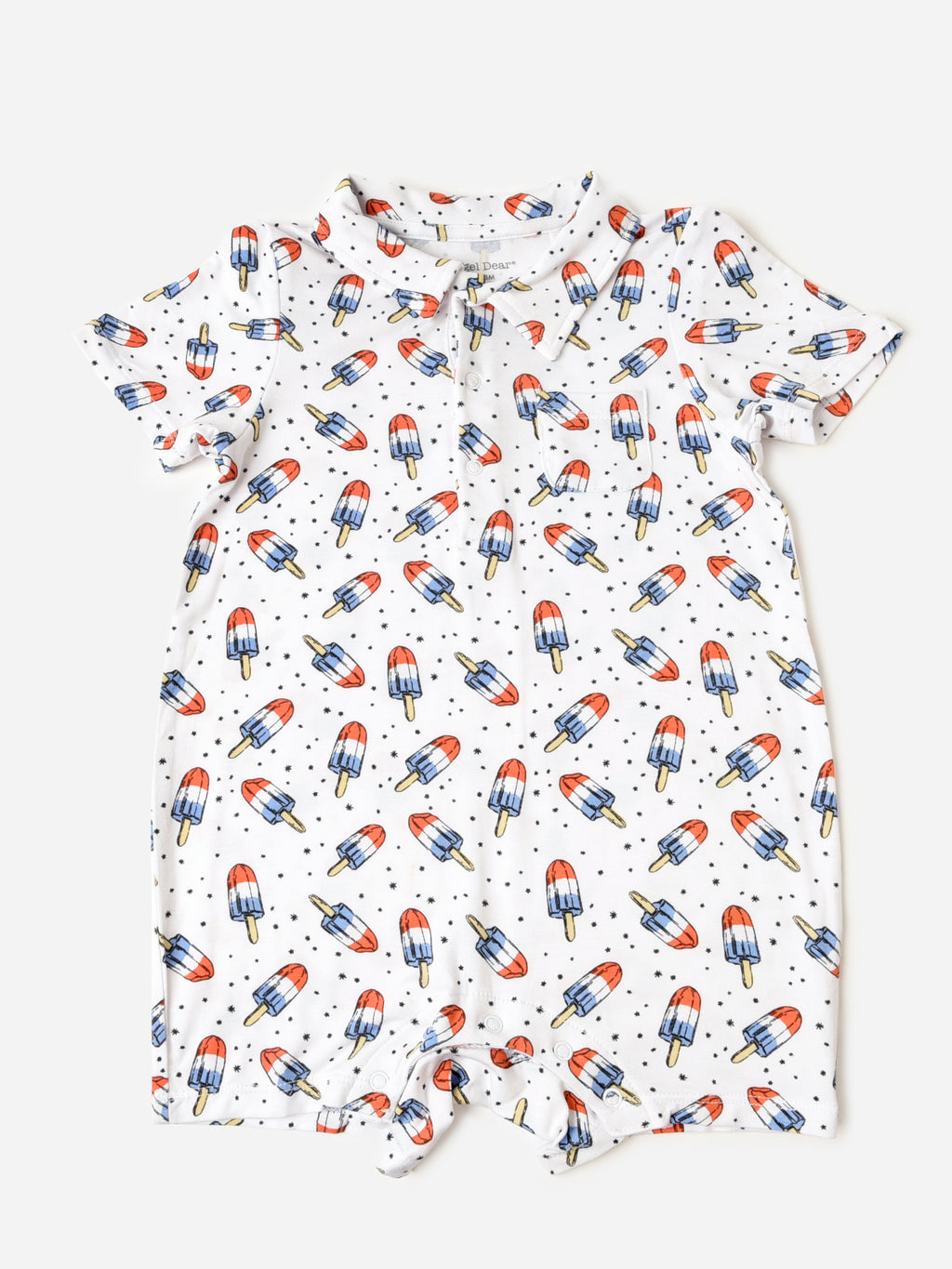 Angel Dear Baby Boys' Polo Shortie - Saint Bernard