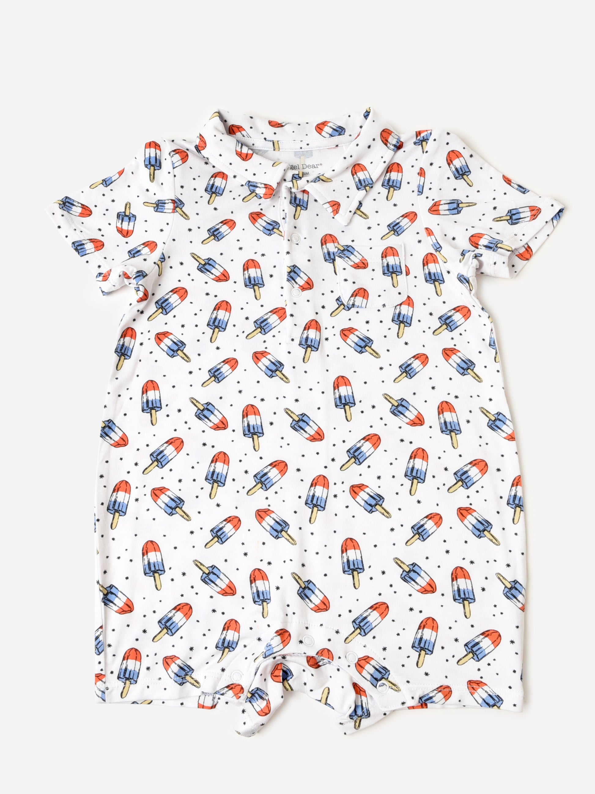 Angel Dear Baby Boys' Polo Shortie - Saint Bernard