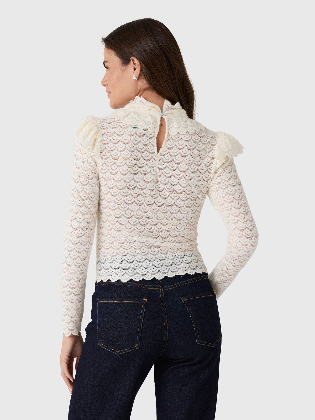 Farm Rio Women's Long Sleeve Top - Saint Bernard