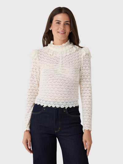 Farm Rio Women's Long Sleeve Top - Saint Bernard