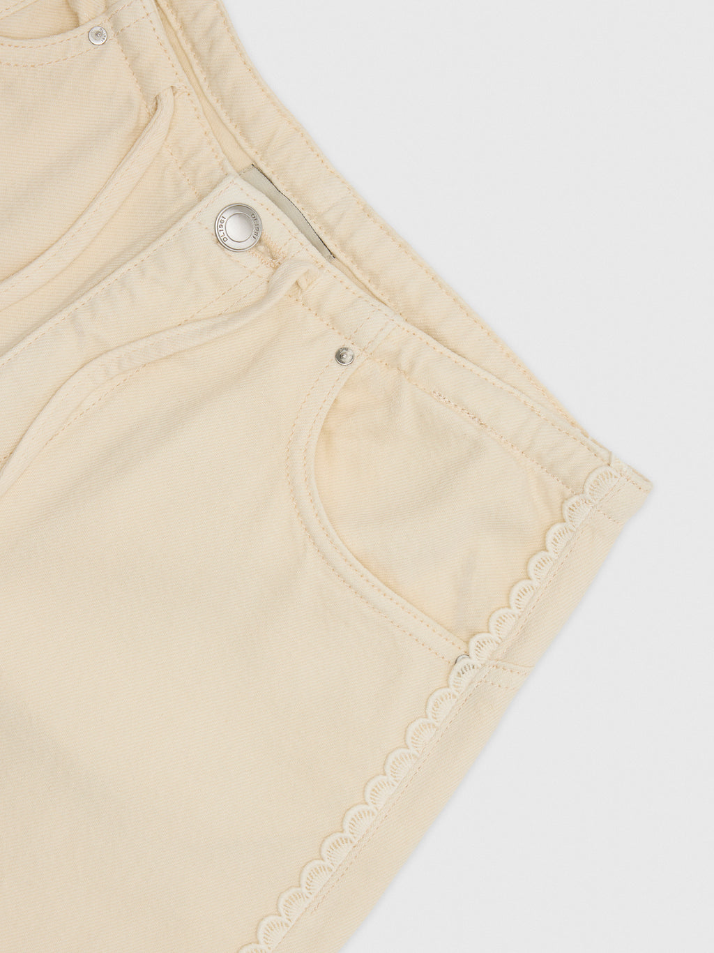 DL1961 Girls' Frankie Low Slung Wide Leg Jean - Saint Bernard