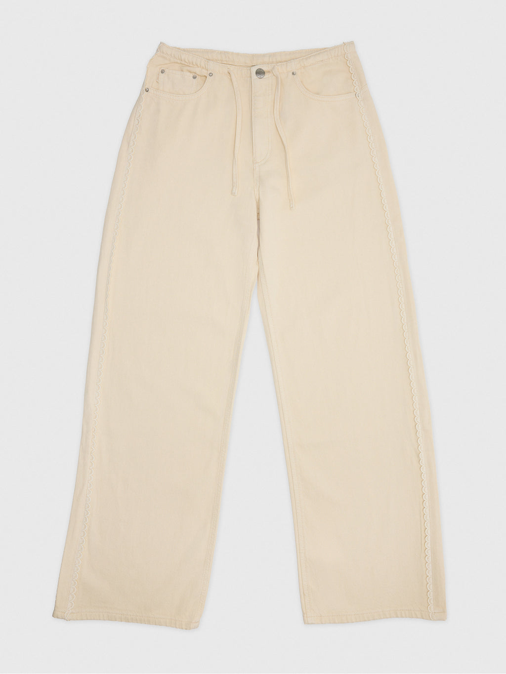 DL1961 Girls' Frankie Low Slung Wide Leg Jean - Saint Bernard