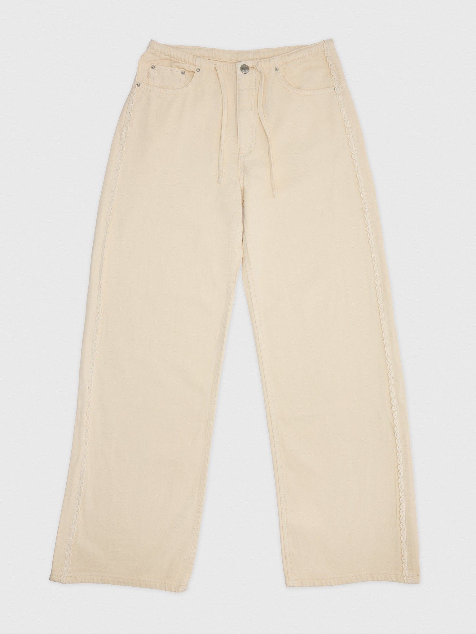 DL1961 Girls' Frankie Low Slung Wide Leg Jean - Saint Bernard
