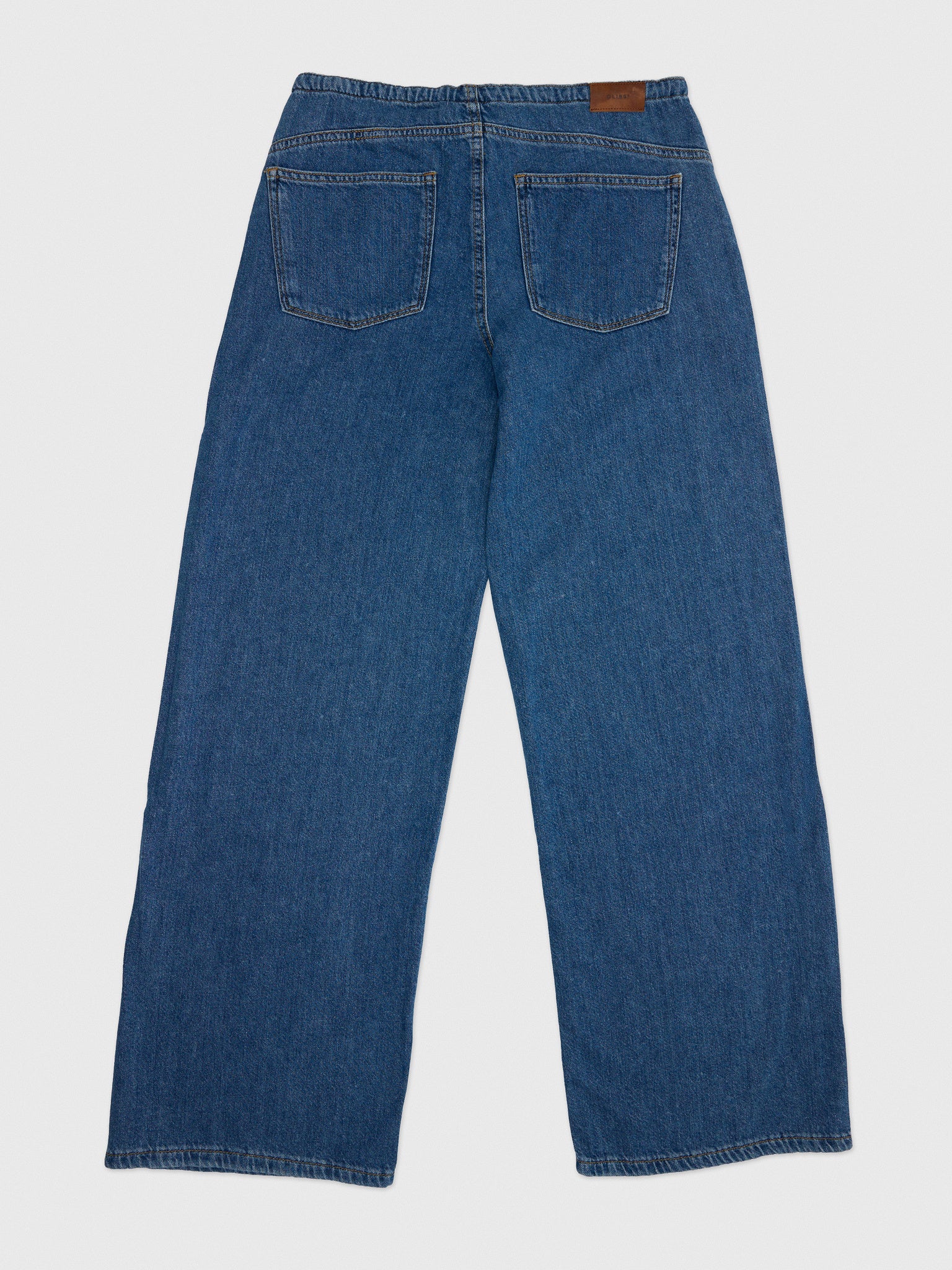 DL1961 Girls' Frankie Low Slung Wide Leg Jean - Saint Bernard