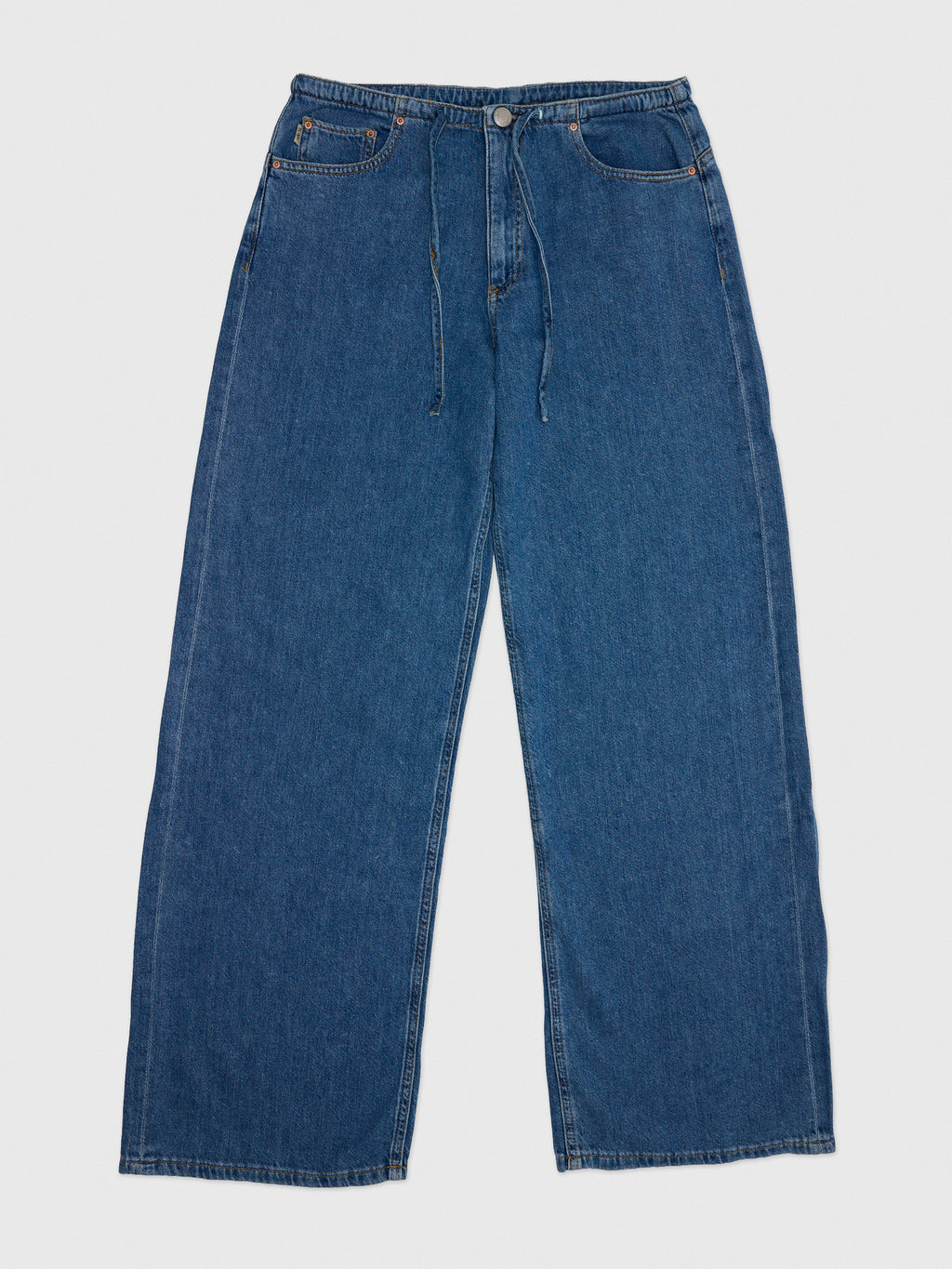 DL1961 Girls' Frankie Low Slung Wide Leg Jean - Saint Bernard