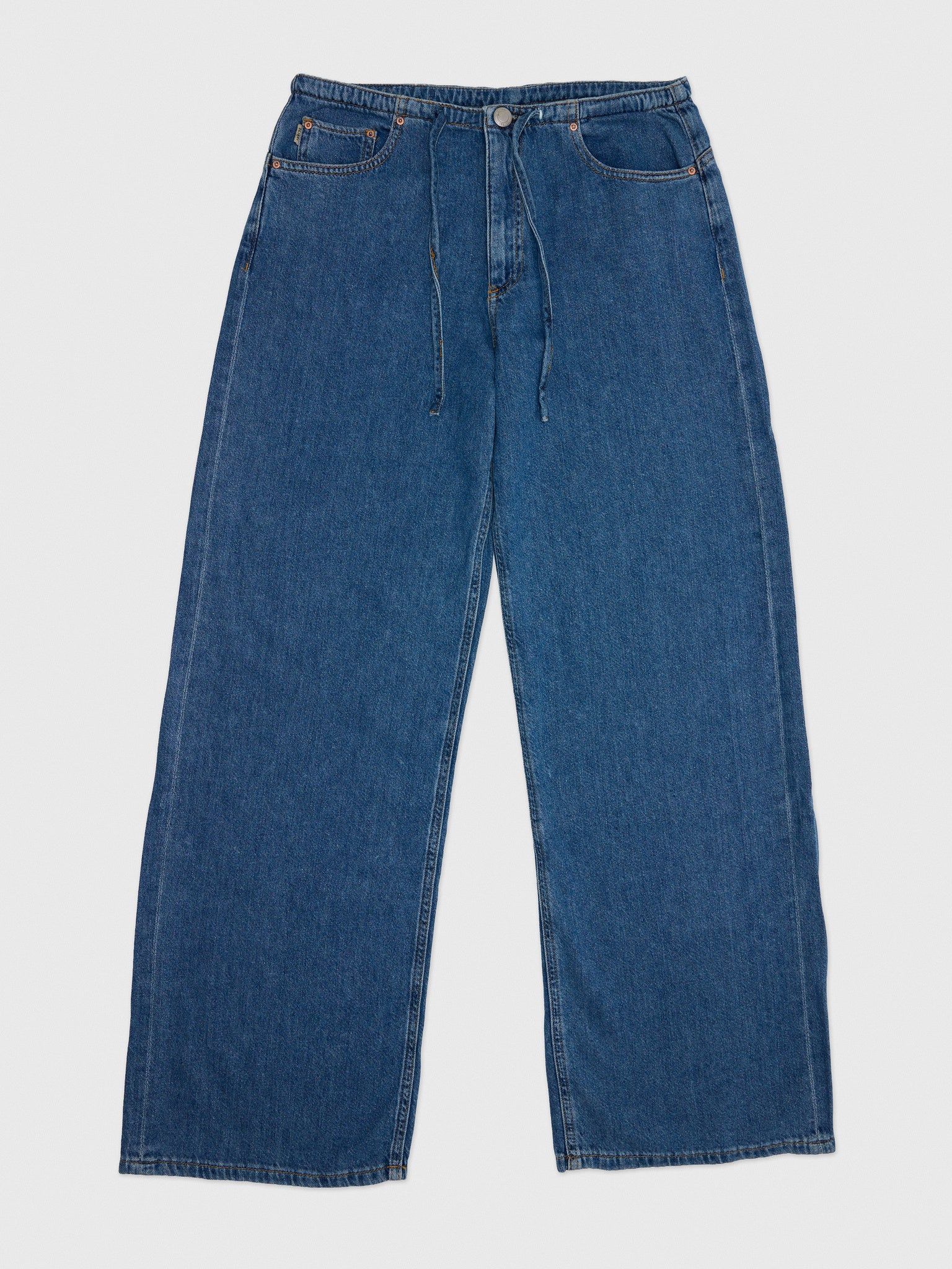 DL1961 Girls' Frankie Low Slung Wide Leg Jean - Saint Bernard