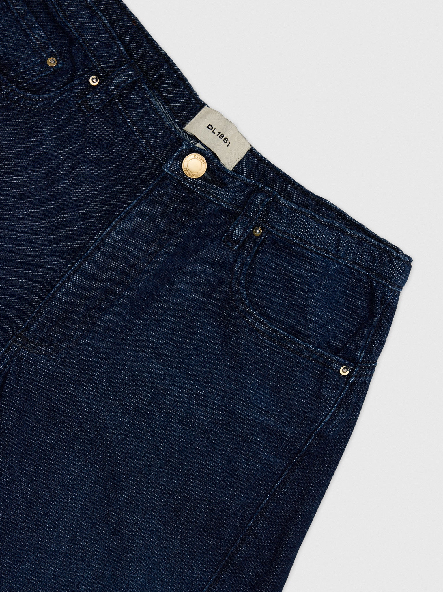 DL1961 Girls' Frankie Low Slung Wide Leg Jean - Saint Bernard