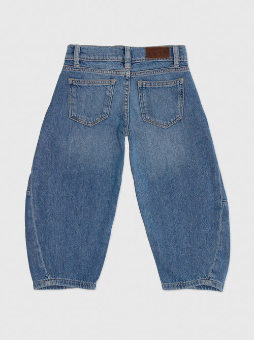 DL1961 Girls' Lilia Barrel Jean