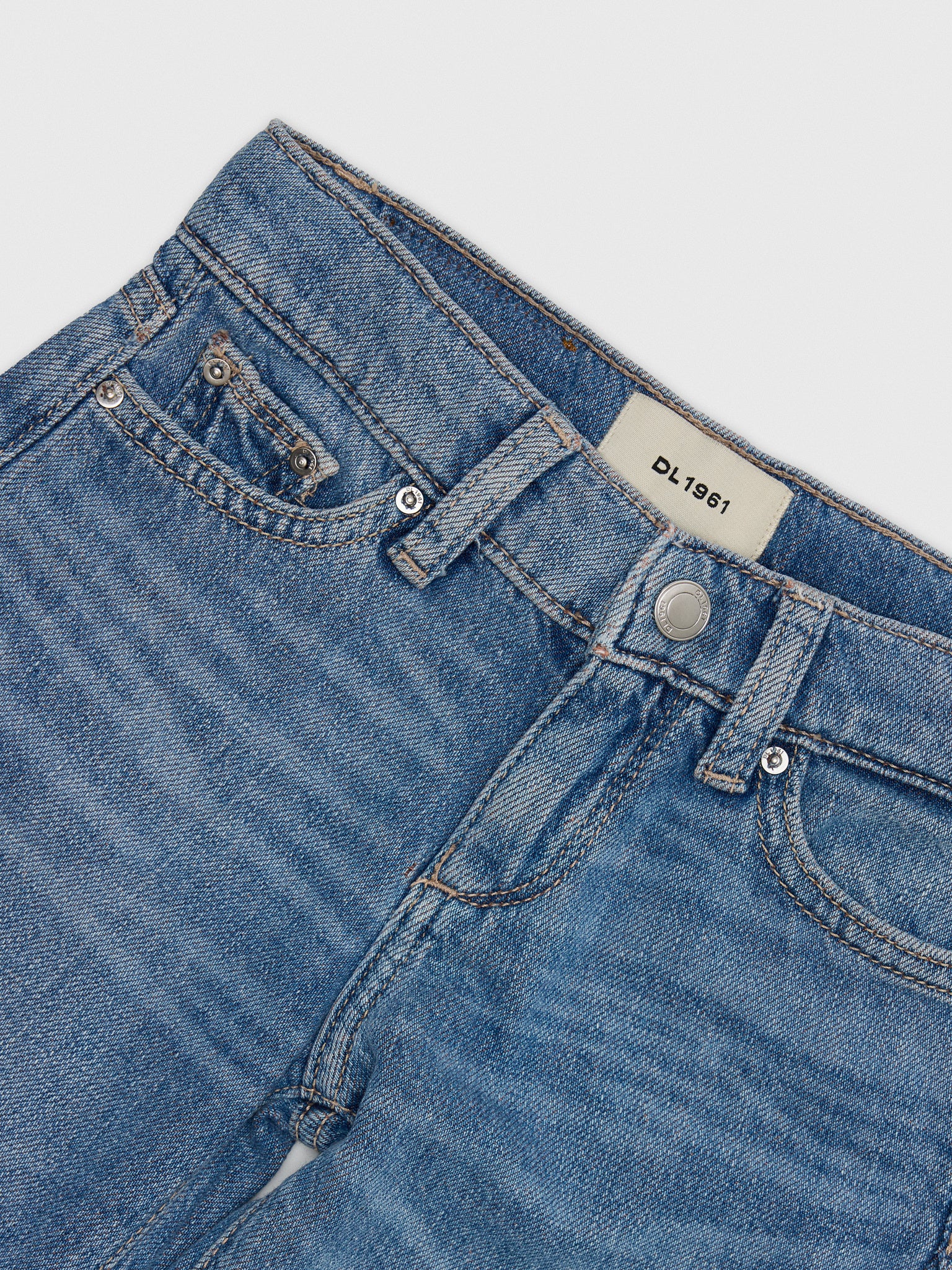 DL1961 Girls' Lilia Barrel Jean - Saint Bernard
