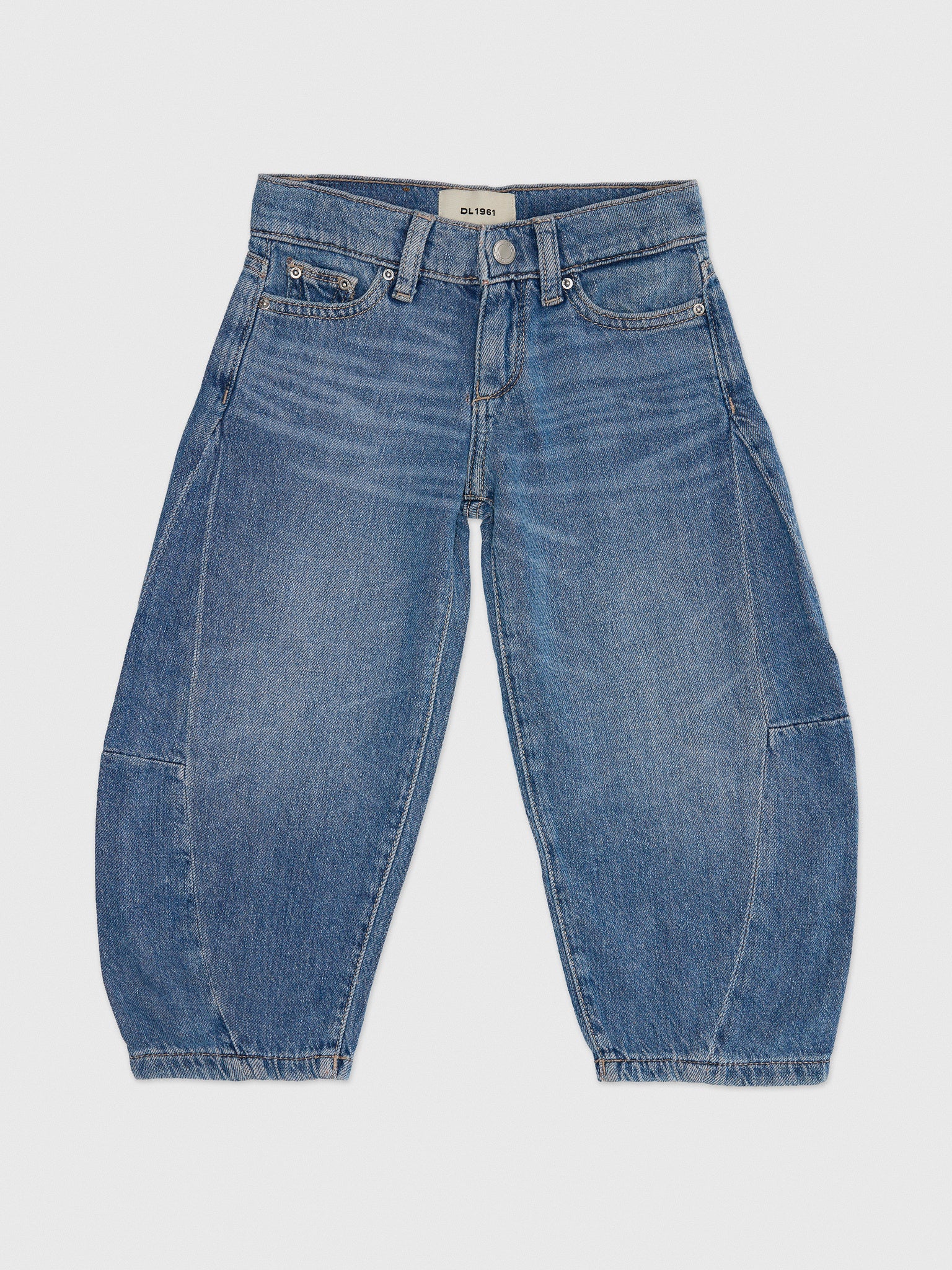 DL1961 Girls' Lilia Barrel Jean - Saint Bernard