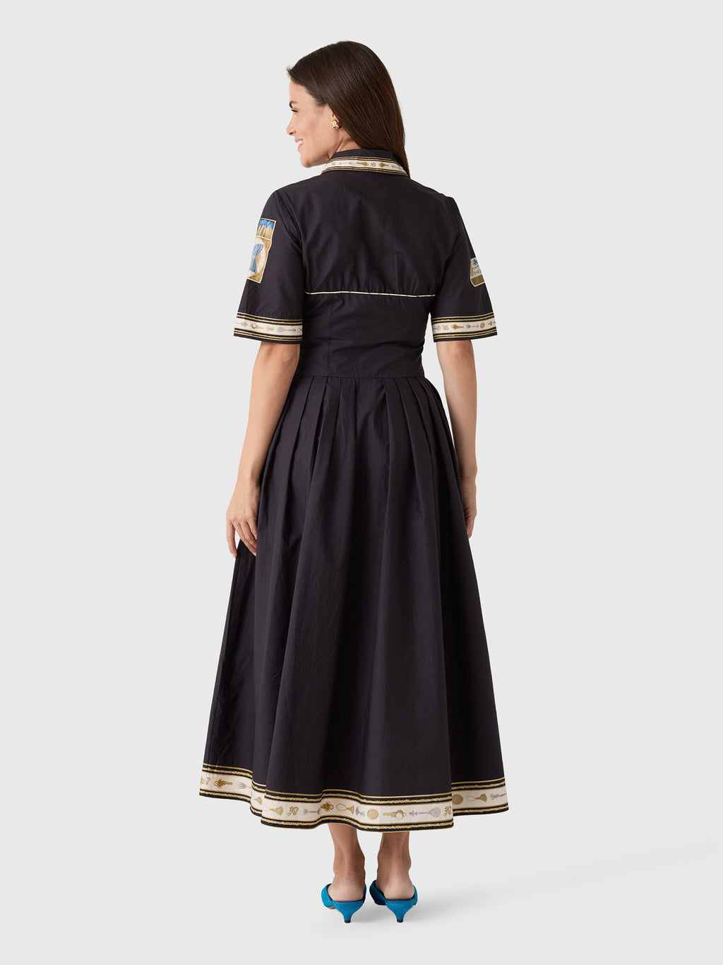 Farm Rio Women's Vintage Souvenirs Midi Dress - Saint Bernard