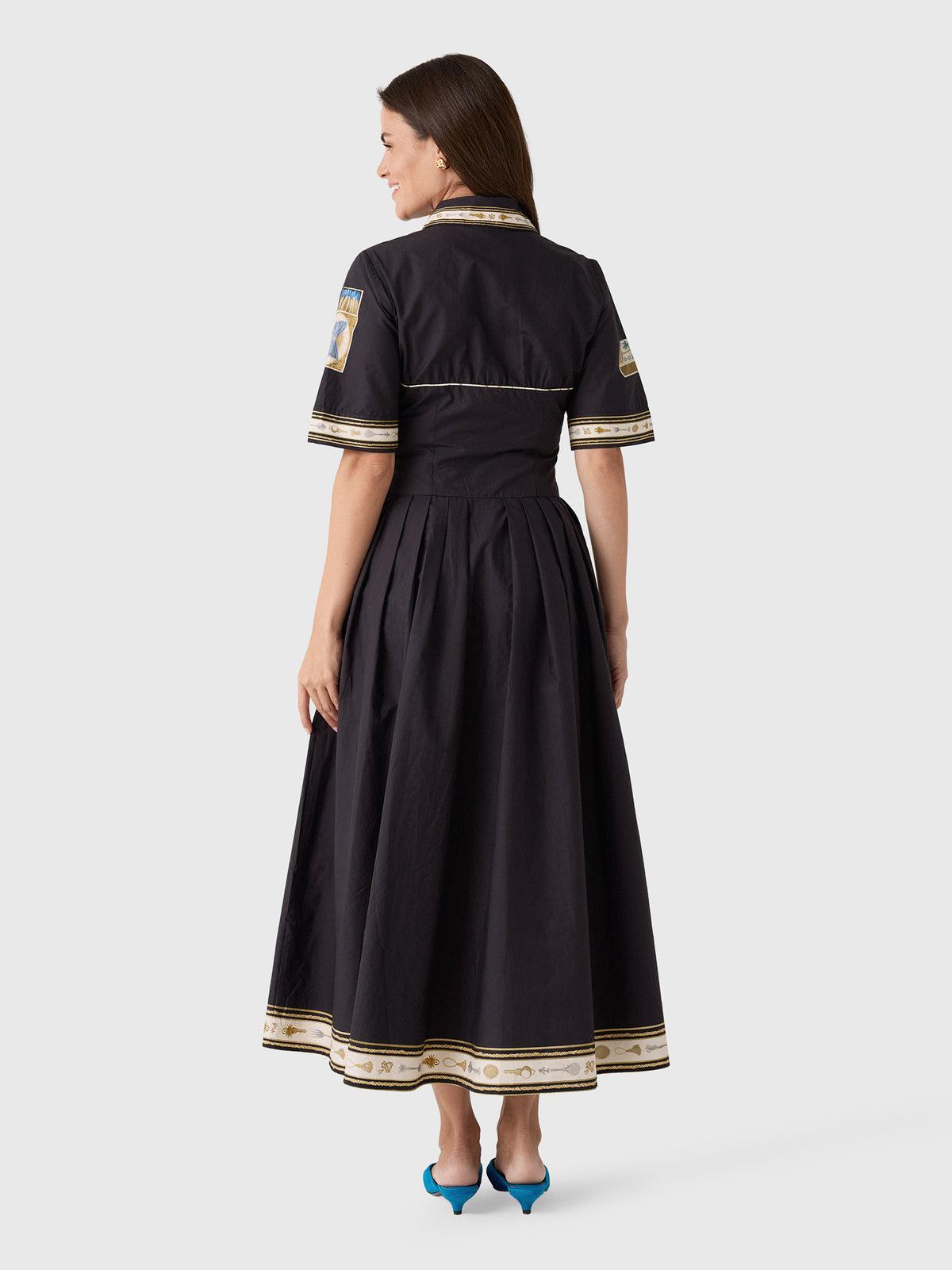 Farm Rio Women's Vintage Souvenirs Midi Dress - Saint Bernard