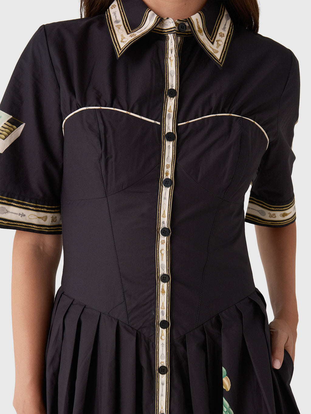 Farm Rio Women's Vintage Souvenirs Midi Dress - Saint Bernard