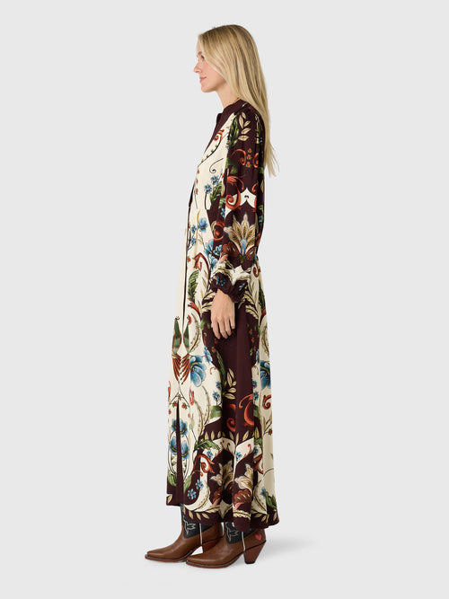 Farm Rio Women's Millena Maxi Dress - Saint Bernard