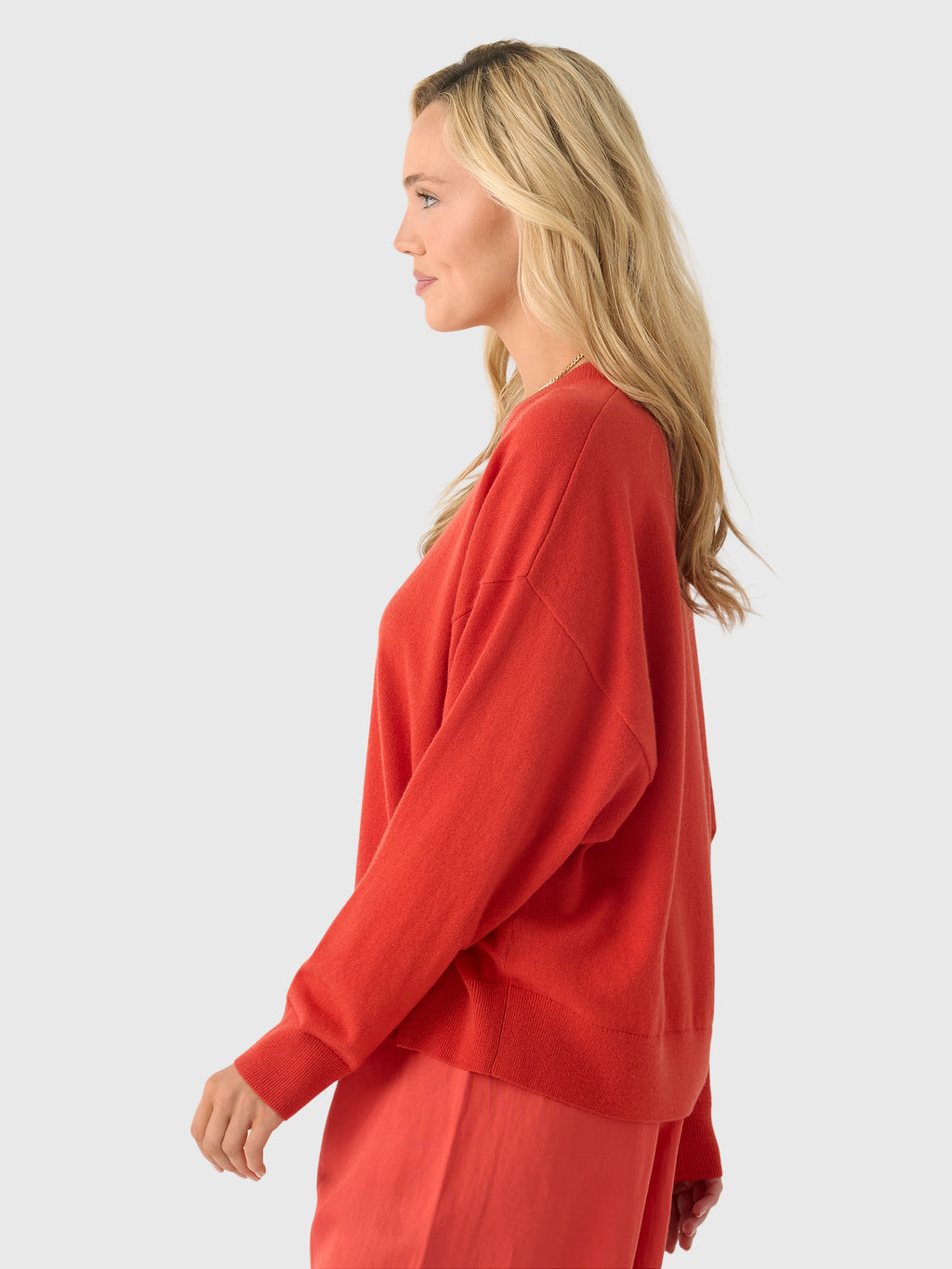 Jenni Kayne Women's Cashmere Marina Crewneck Sweater - Saint Bernard