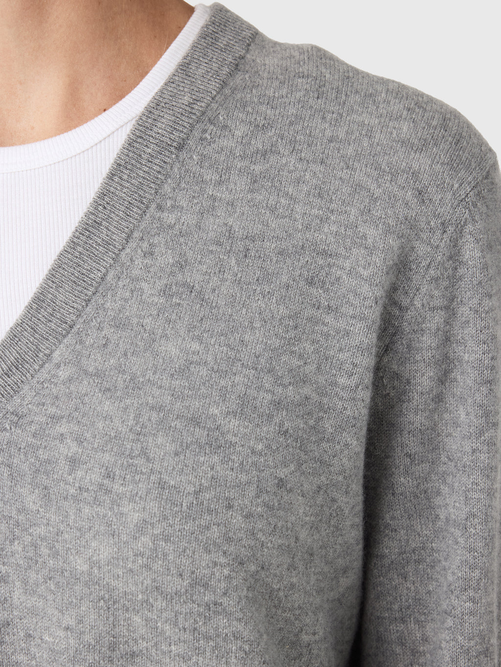 Jenni Kayne Women's Flynn Cashmere V-Neck Sweater - Saint Bernard
