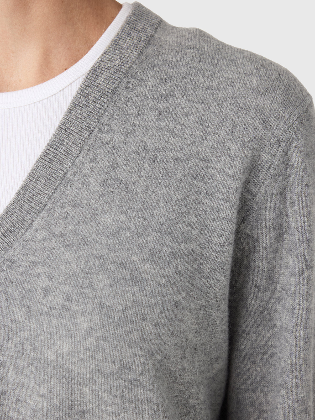 Jenni Kayne Women's Flynn Cashmere V-Neck Sweater - Saint Bernard