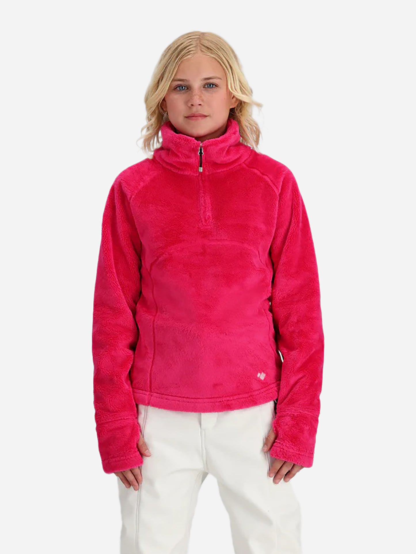 Obermeyer Teen Girls' Furry Fleece Top - Saint Bernard