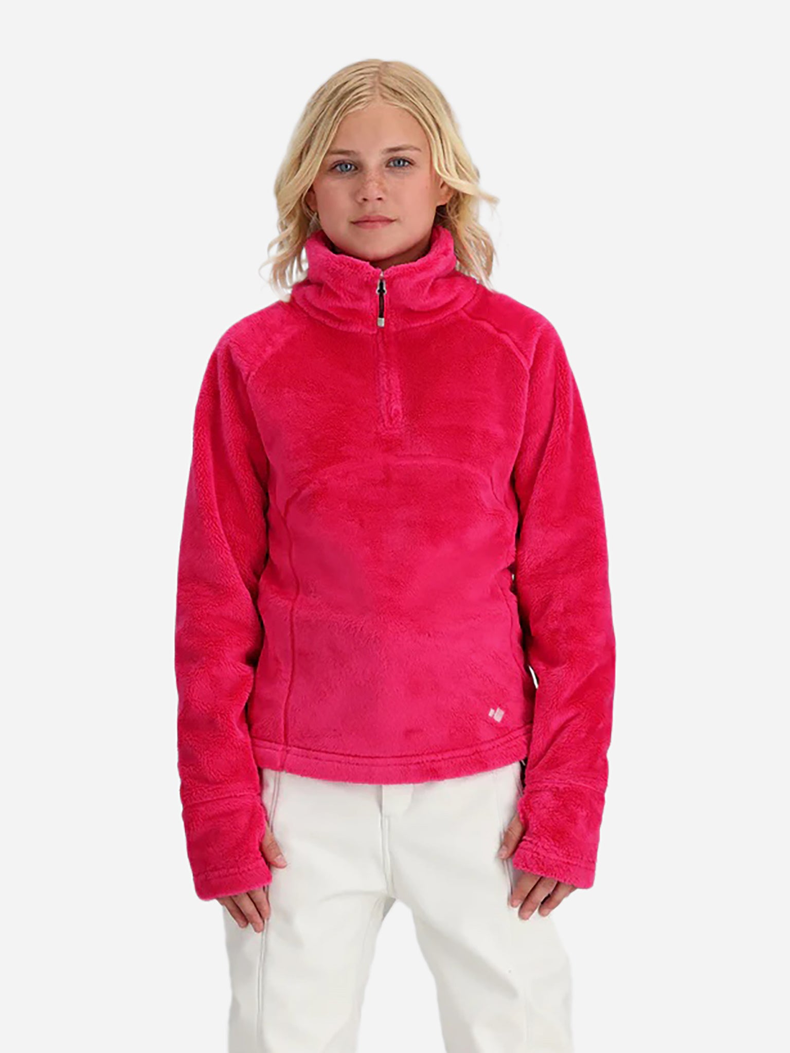 Obermeyer Teen Girls' Furry Fleece Top - Saint Bernard