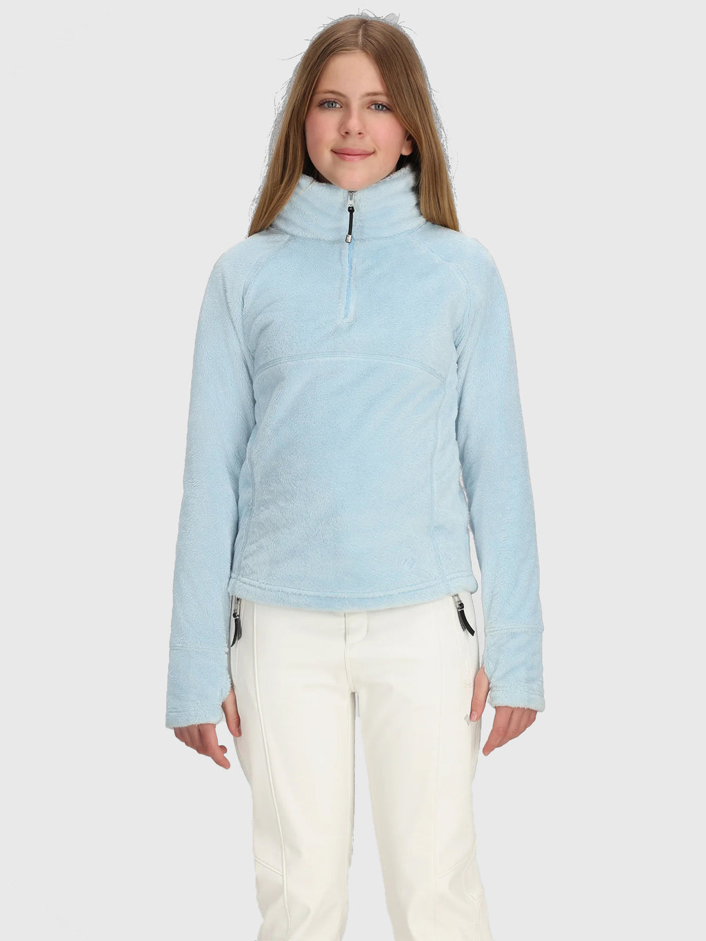 Obermeyer Teen Girls' Furry Fleece Top - Saint Bernard