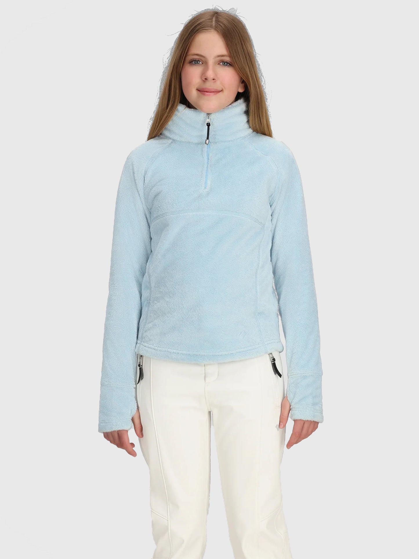 Obermeyer Teen Girls' Furry Fleece Top - Saint Bernard