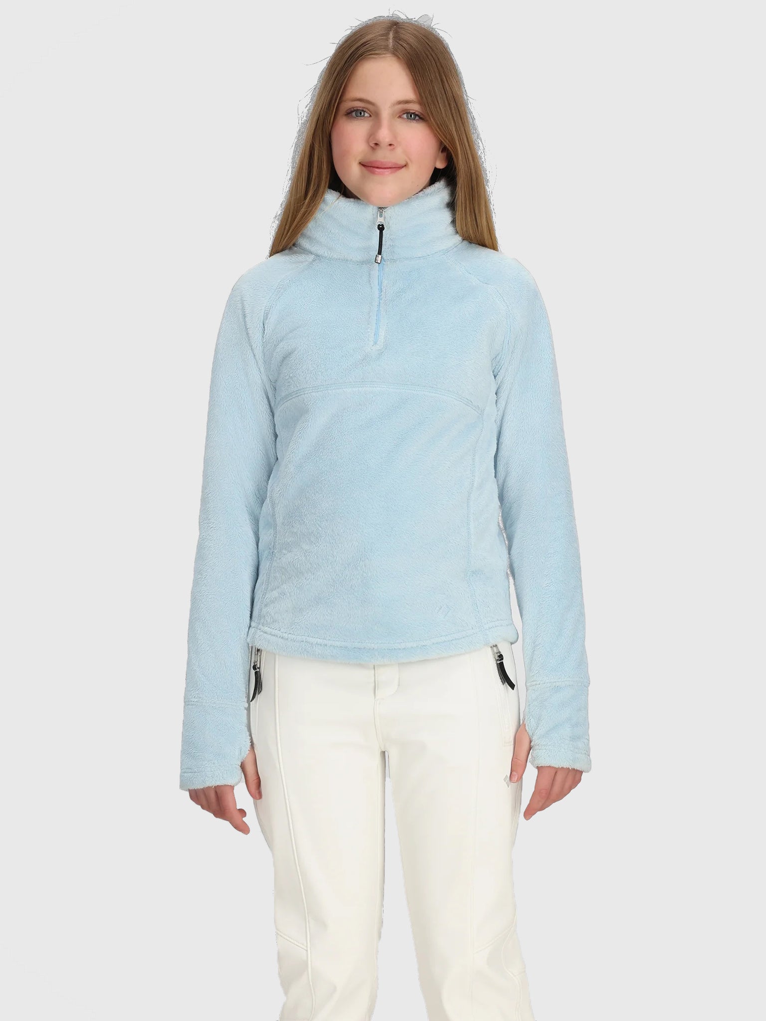 Obermeyer Teen Girls' Furry Fleece Top - Saint Bernard