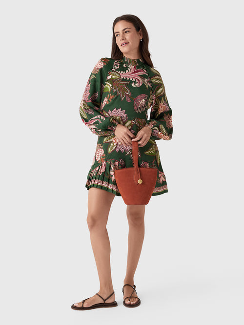 Farm Rio Women's Arabesque Paradise Mini Dress