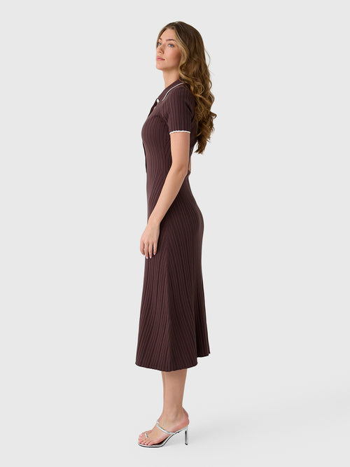 Anna Quan Penelope Dress in Chocolate