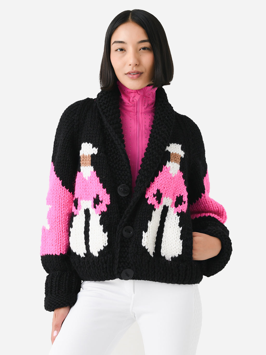 GOGO Women's Short Cowboy Cardi - Saint Bernard