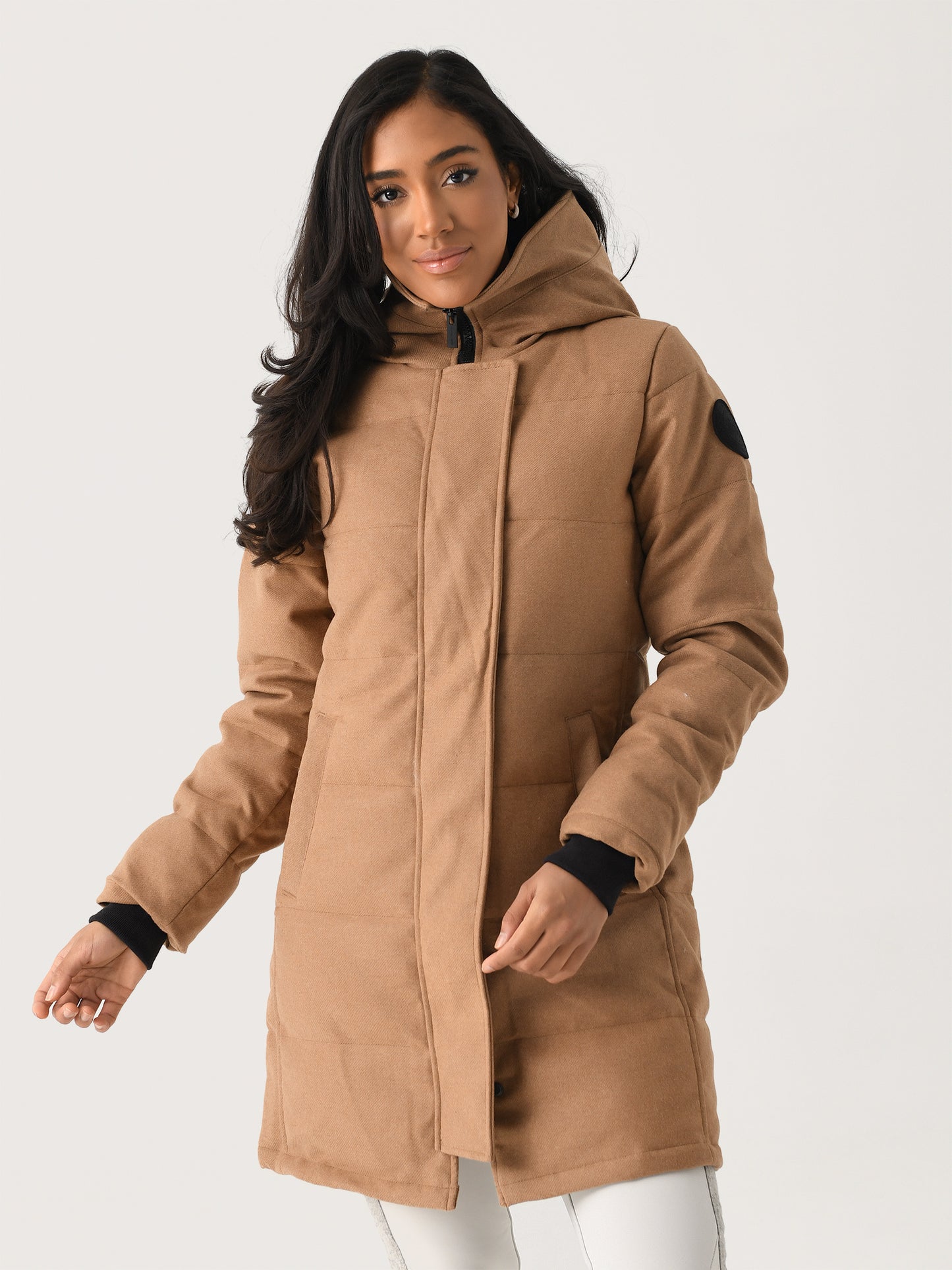 Canada Goose Women's Shelburne Parka AlluraLuxe Wool - Saint Bernard