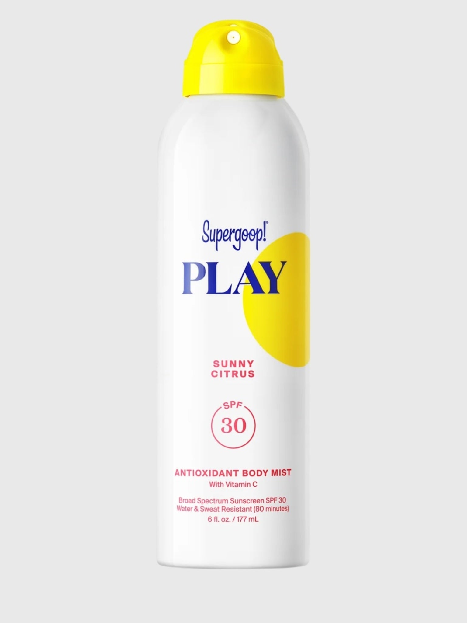 Supergoop PLAY Antioxidant Vitamin C Body Mist SPF 30 - Saint Bernard