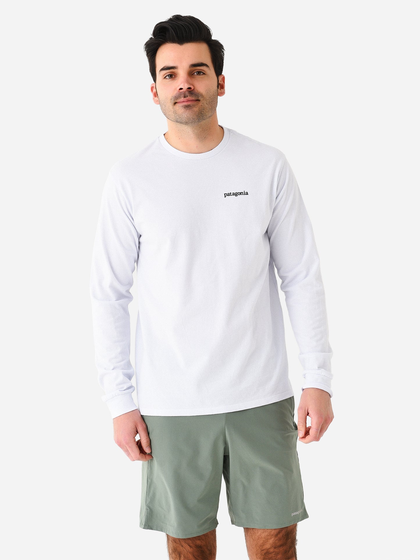Patagonia Men's Long-Sleeved Line Logo Ridge Responsibili-Tee - Saint Bernard