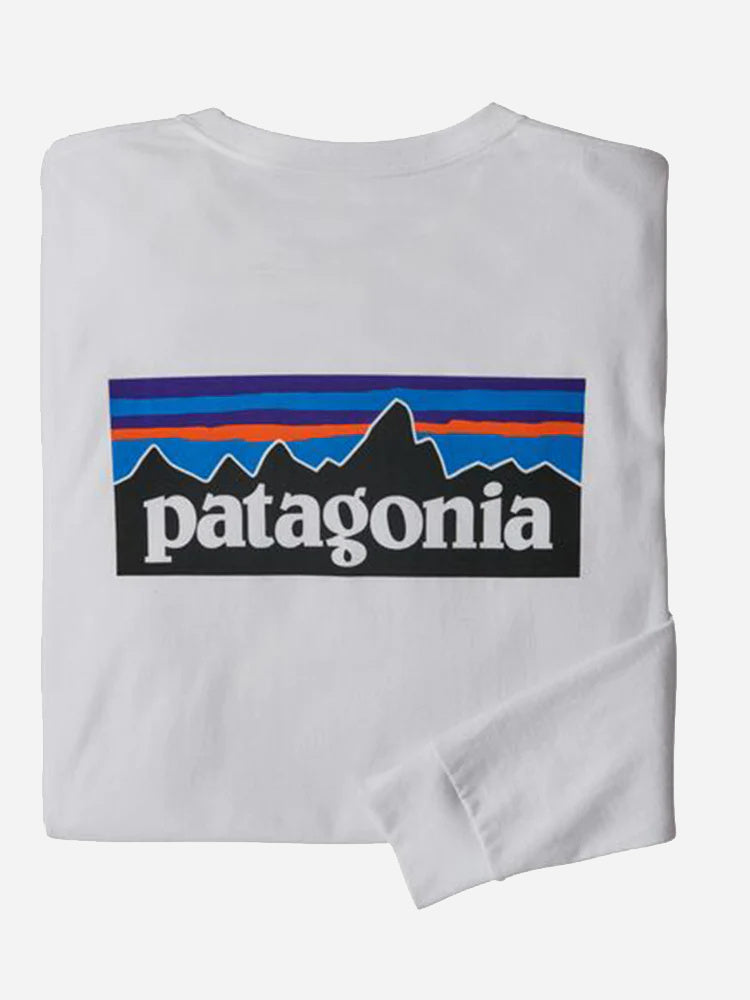 Patagonia Men's Long Sleeve P-6 Logo Responsibili-Tee - Saint Bernard