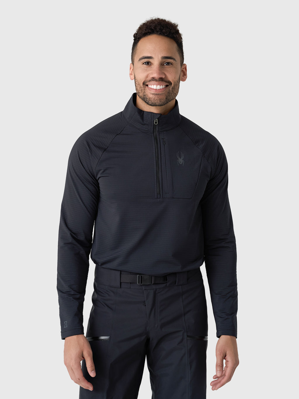 Spyder Men's Gridweb Fleece Half-Zip - Saint Bernard