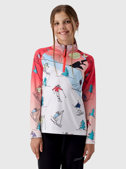 Spyder Girls' Surface Half-Zip
