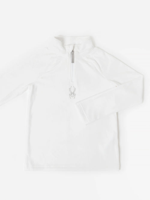 Spyder Girls' Shimmer Bug Half-Zip