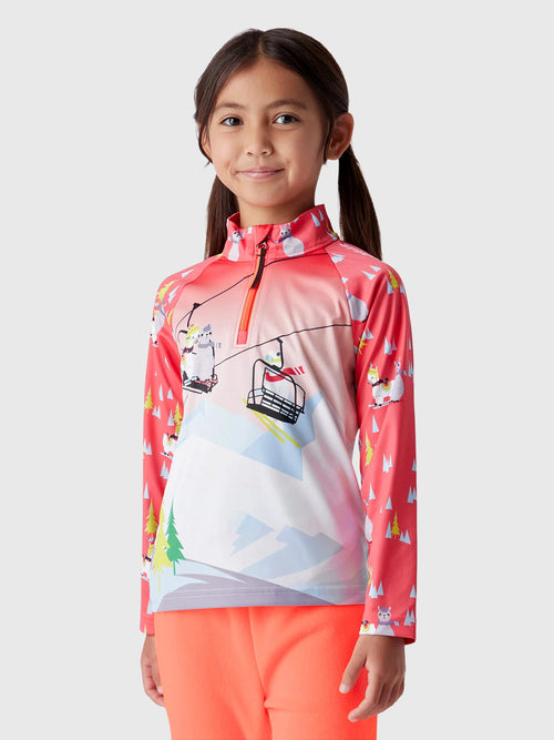 Spyder Little Girls' Reflect Half-Zip