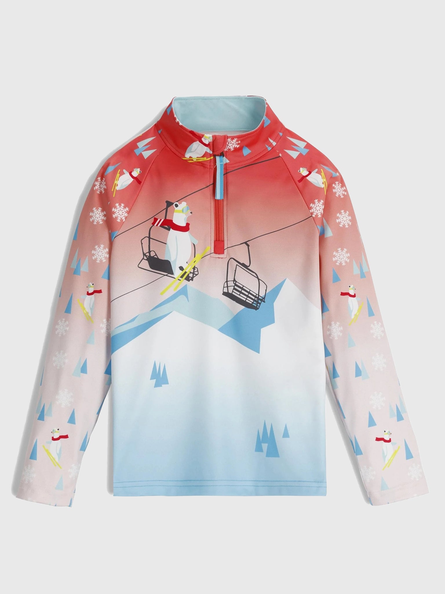 Spyder Little Girls' Reflect Half-Zip – Saint Bernard