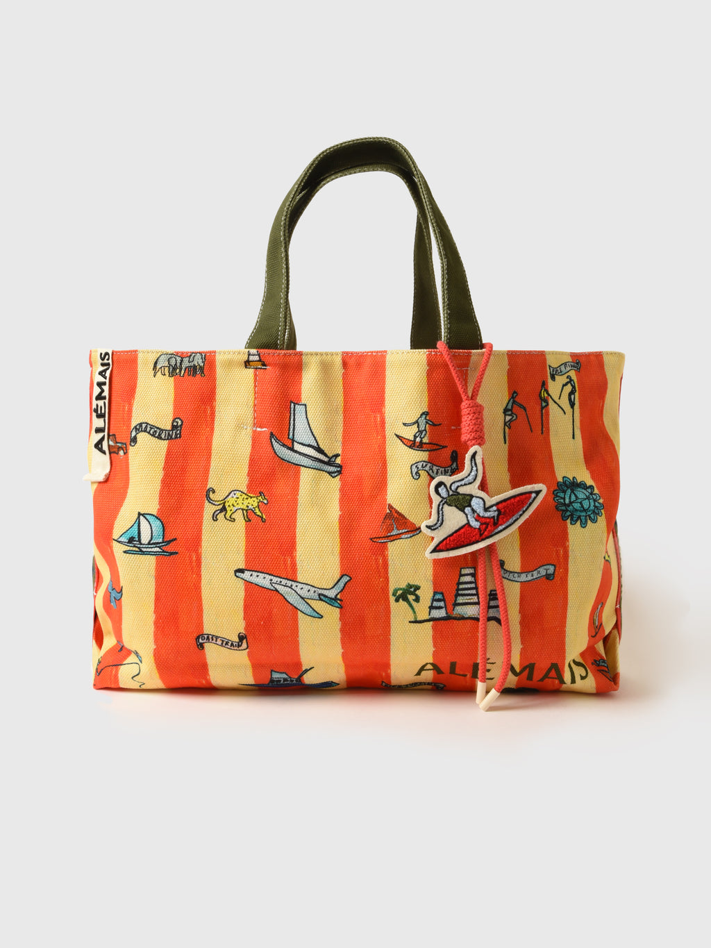 Alemais Miki Striped Oversize Tote - Saint Bernard