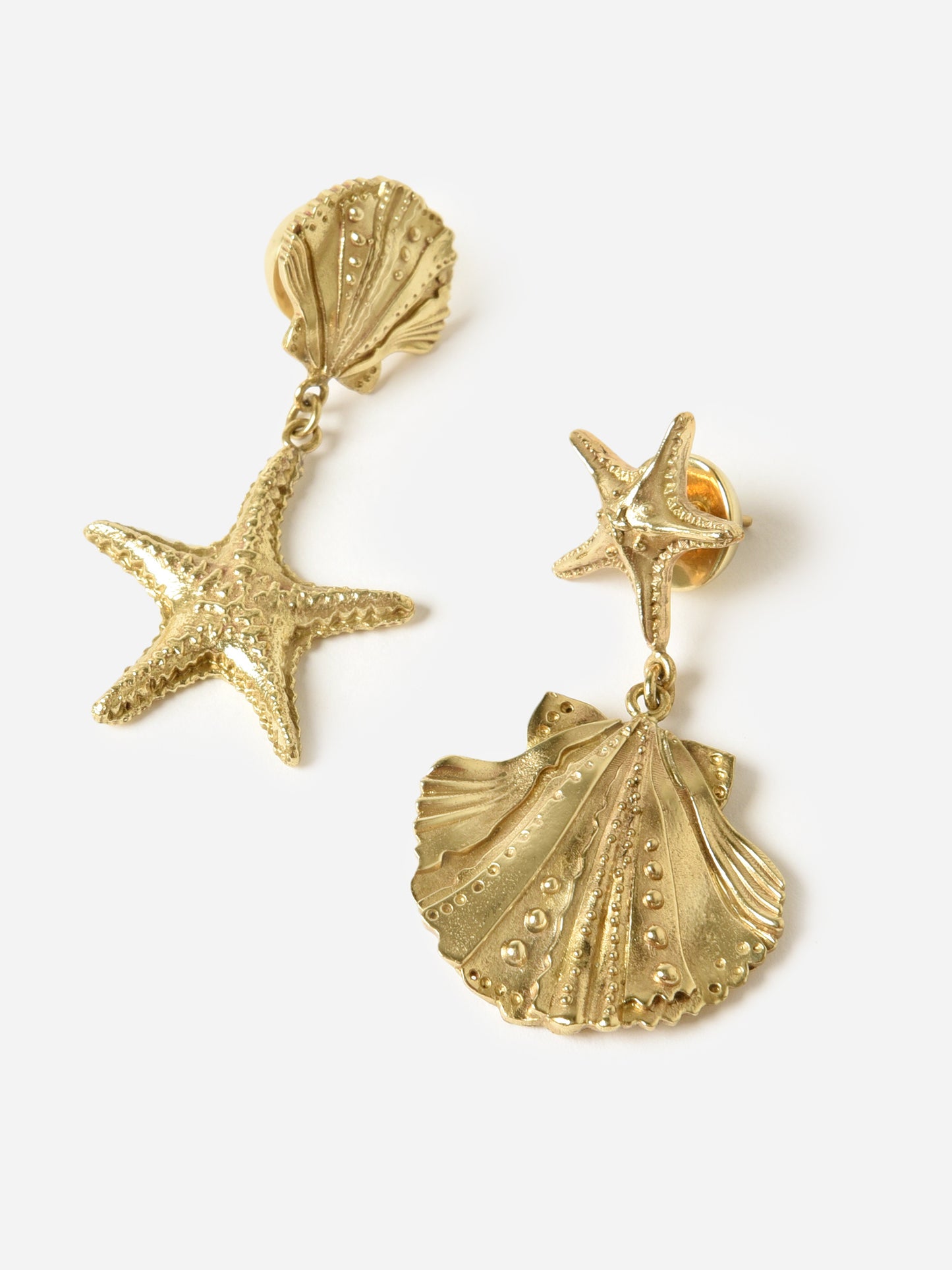 Alemais Curio Shell + Starfish Earrings | $265.00 | Saint Bernard