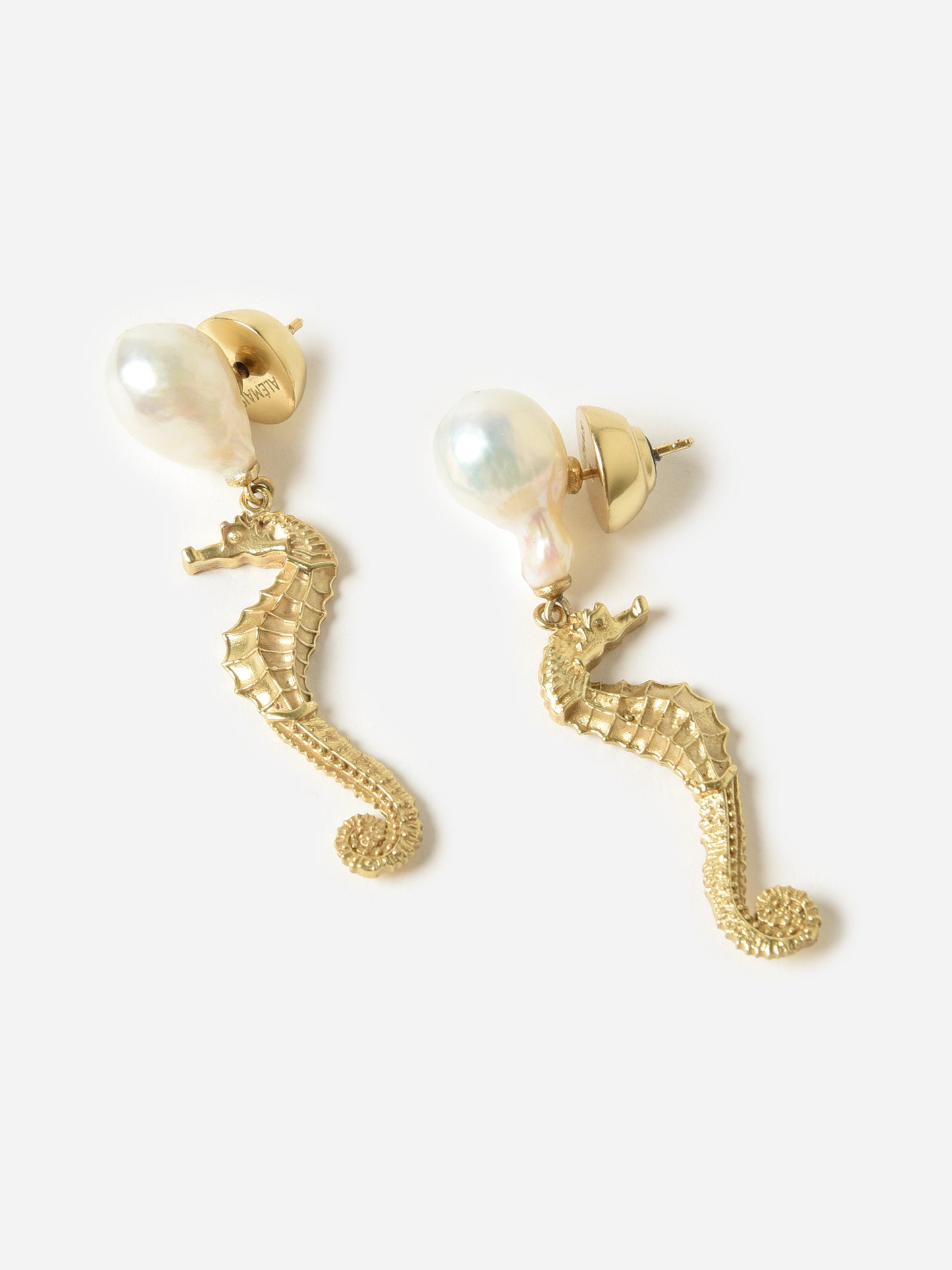 Alemais Curio Seahorse Pearl Earrings - Saint Bernard
